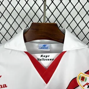 97-98 Rayo Vallecano Home Retro Kit Vintage Shirt AAAAJersey Supply Yupoo 2