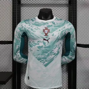 World Cup 2026 Portugal Away Kit Player Version Football Long Sleeve Shirt AAAAJersey Supply Yu