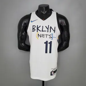 IRVING#11 Brooklyn Nets graffiti white