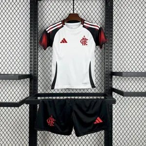 25-26 Flamengo Away Kids Kit Soccer T-Shirt AAAAJersey Supply Yupoo