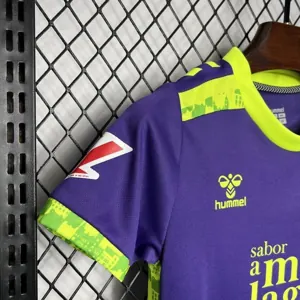 24-25 Malaga Away Kid Kits Youth Apparels Football AAAAJersey Yupoo 3