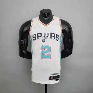 2022 season Leonard #2 Spurs City Edition white