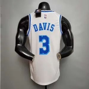 New DAVIS#3 Lakers white 3