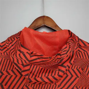21-22 Ajax Red and Black Stripes Windbreaker 2