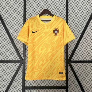 2024 Portugal Goalkeeper Yellow Kit UEFA Euro Football Replicas Yupoo