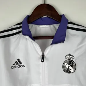 23-24 Real Madrid White Windbreaker Jackets Soccer Jerseys Yupoo-1 1