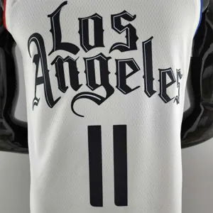 WALL#11 Los Angeles Clippers White NBA jersey 7