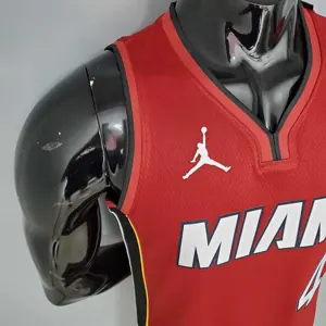 New Miami Heat Jordan OLADIPO#4 Burgundy 1