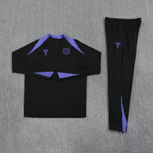 25-26 Barcelona x Kobe Bryant Training Kits Long Football Tracksuits 1