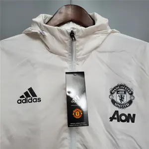 20-21 Manchester United whiteblack border windbreaker 1