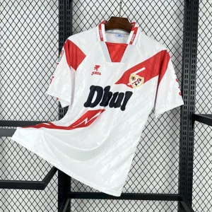 94-95 Rayo Vallecano Home Retro Kit Vintage Shirt AAAAJersey Supply Yupoo