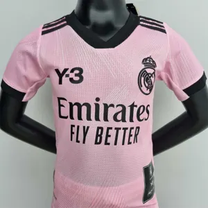 22-23 Real Madrid Y3 pink kids kit 4