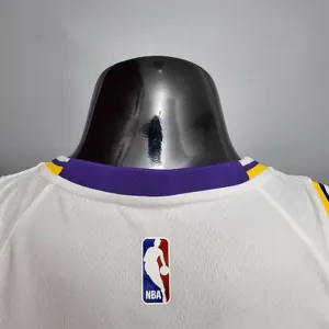 James #6 Lakers Round neck white 5