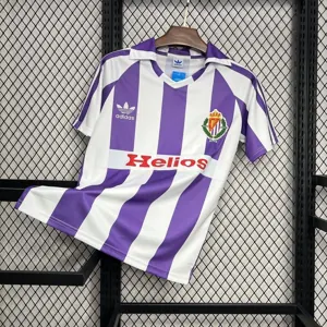 1984 Real Valladolid Home Retro Kit Vintage Shirt Soccer AAAAJersey Yupoo