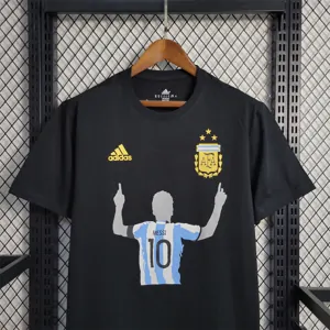 2023 Argentina black casual shirt 6