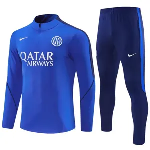 26-27 Inter Milan Mens Kit Color Blue Half Pull Training Suit Yupoo 7 4