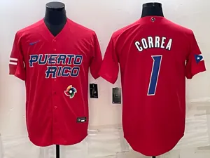 Puerto Rico 2023 World Cup Baseball Jerseys 7