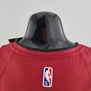 75th Anniversary Miami Heat Jordan WADE #3 Burgundy NBA Jersey 3