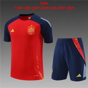 2024 Spain Kids Training Soccer Jerseys Football Shirts