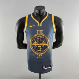 2018 POOLE#3 Golden State Warriors Grey NBA Jersey