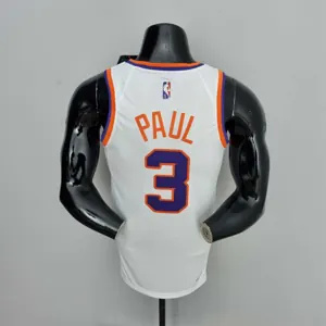 75th Anniversary Paul #3 Phoenix Suns White NBA Jersey 9