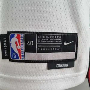 75th Anniversary Miami Heat BUTLER#22 White NBA Jersey 6
