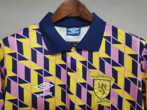 88-89 Scotland third away soccer jersey 1
