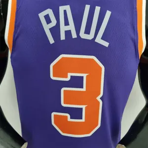 75th Anniversary Paul #3 Phoenix Suns Purple NBA Jersey 1