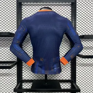 2024 Netherlands Away Long Sleeve Kit Player Version Shirt Best Wholesale Yupoo 1
