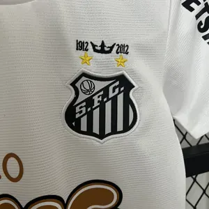 11-12 Santos Home Retro Kids Kit Size-16-28 Soccer Jersey Yupoo 2