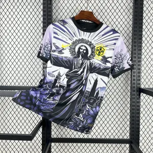 2025 Brazil Cristo Redentor White&Black Special Edition Shirt Football Apparels Soccer AAAAJers