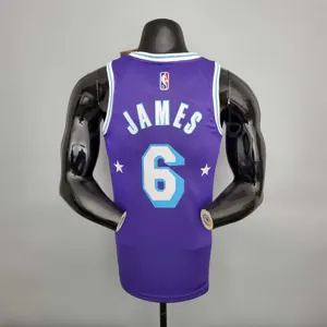 2022 75th Anniversary James #6 Lakers City Edition Purple 6