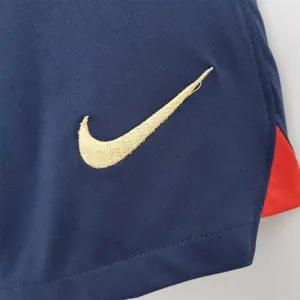 22-23 Barcelona home shorts 2