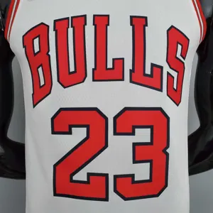 75th Anniversary Jordan #23 Bulls White 4