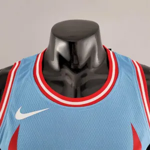 Chicago Bulls LAVINE #8 Blue NBA Jersey 3