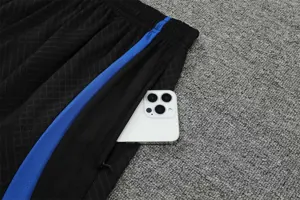 22-23 PSG training suit short sleeve kit Black Blue 17
