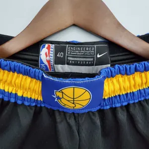 2022 Warriors City Edition Shorts Black 3