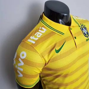 Brazil POLO yellow stripe 6