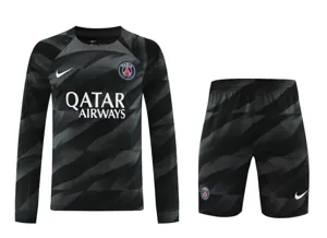 23-24 PSG Goalkeeper Black Long Sleeve Soccer Jerseys Yupoo