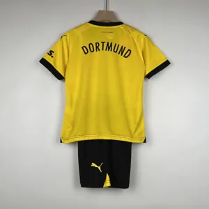 23-24 Kids Dortmund home size 16-28 Soccer Jersey 7