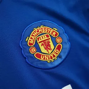 08-09 Manchester United blue away long sleeve 9