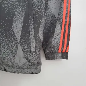 21-22 Bayern Munich Black Pattern Windbreaker 3