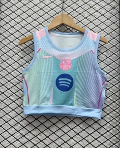 25-26 Barcelona Blue Women Yoga Vest Football Kit AAAAJersey Supply Yupoo