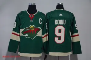 Minnesota wild ice hockey jersey M-3XL 明尼苏达荒野队冰球服 5