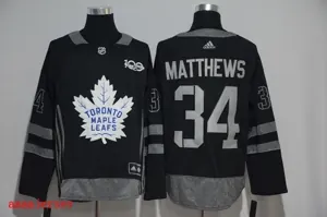 Toronto Maple Leafs 100 anniversary ice hockey jersey M-3XL 多伦多枫叶队100周年纪念版冰球服 1