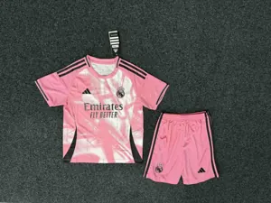 25-26 Real Madrid Pink Special Edition Kid Kits AAAAJersey Yupoo 16-28