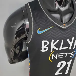 New Brooklyn Nets ALDRIDGE#21 City Edition Black 3
