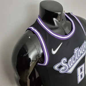 2022 Season QUETA#88 Kings City Edition Black NBA Jersey 7