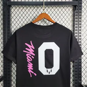 23-24 Inter Miami Casual Shirt Black III Size S-XXL Soccer Jerseys-1 2