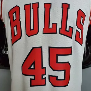 JDRDAN#45 Chicago Bulls white 5